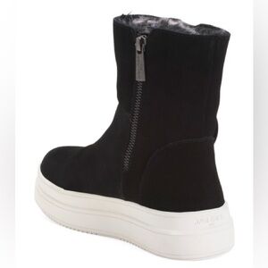 JSlides Tristan Cozy Suede Faux Fur Platform
Sneaker Bootie